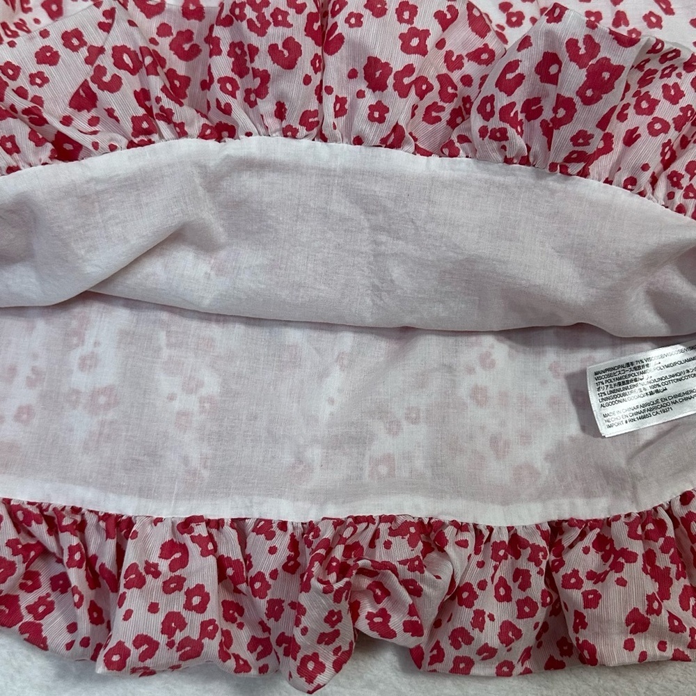 NWOT KEEPSAKE the Label Red and White Casual Floral Sundress Size S - Picture 6 of 16